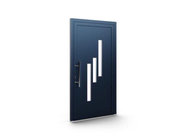 Porte d’entrée aluminium – Panneaux AluLine – 015
