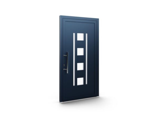 Porte d’entrée aluminium – Panneaux AluLine – 016