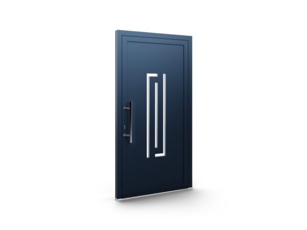 Porte d’entrée aluminium – Panneaux AluLine – 034
