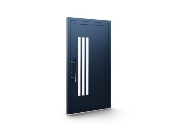 Porte d’entrée aluminium – Panneaux AluLine – 039
