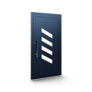 Porte d’entrée aluminium – Panneaux AluLine – 043