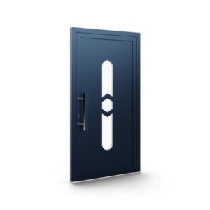 Porte d’entrée aluminium – Panneaux AluLine – 06