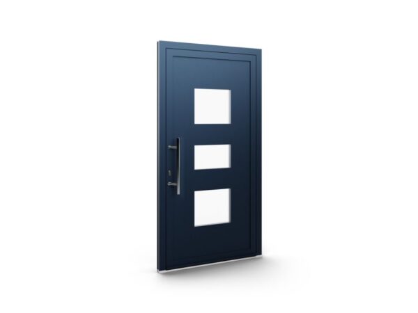 Porte d’entrée aluminium – Panneaux AluLine – 07