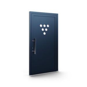Porte d’entrée aluminium – Panneaux AluLine – 076