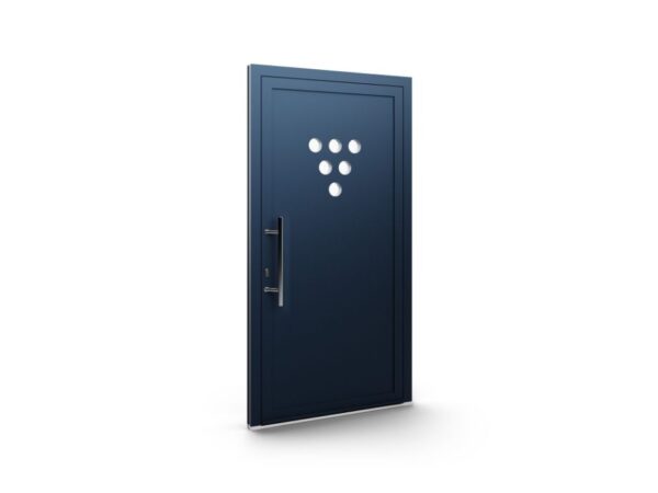 Porte d’entrée aluminium – Panneaux AluLine – 076
