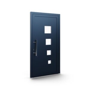 Porte d’entrée aluminium – Panneaux AluLine – 077