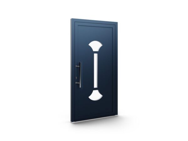 Porte d’entrée aluminium – Panneaux AluLine – 081