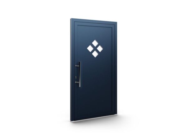 Porte d’entrée aluminium – Panneaux AluLine – 082