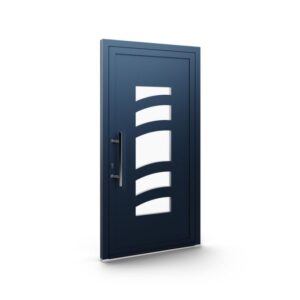Porte d’entrée aluminium – Panneaux AluLine – 083