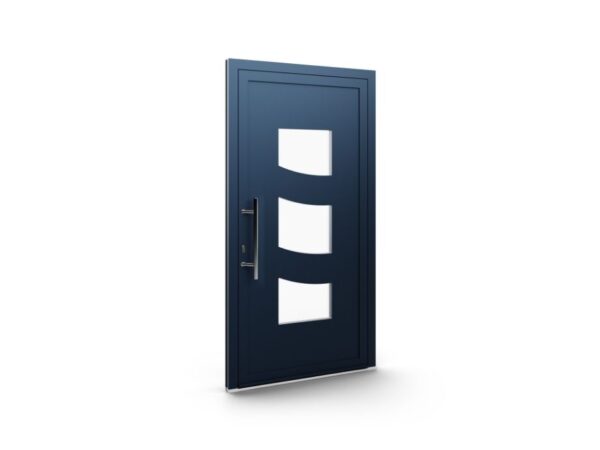 Porte d’entrée aluminium – Panneaux AluLine – 084