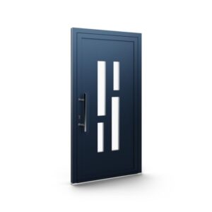Porte d’entrée aluminium – Panneaux AluLine – 091