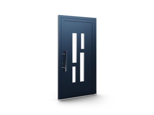Porte d’entrée aluminium – Panneaux AluLine – 091