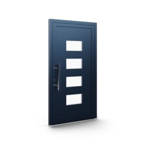 Porte d’entrée aluminium – Panneaux AluLine – 092
