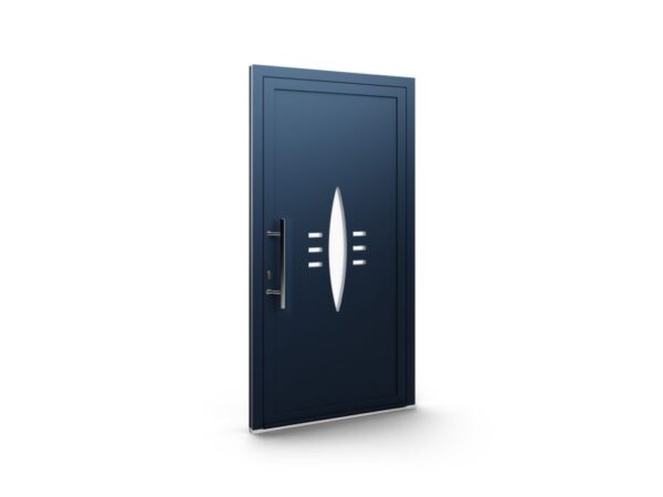 Porte d’entrée aluminium – Panneaux AluLine – 097