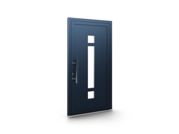 Porte d’entrée aluminium – Panneaux AluLine – 121