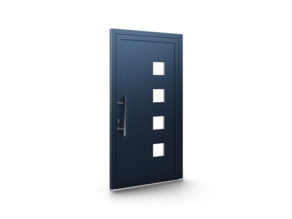 Porte d’entrée aluminium – Panneaux AluLine – 122