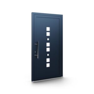 Porte d’entrée aluminium – Panneaux AluLine – 123
