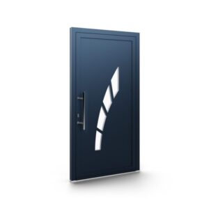 Porte d’entrée aluminium – Panneaux AluLine – 124