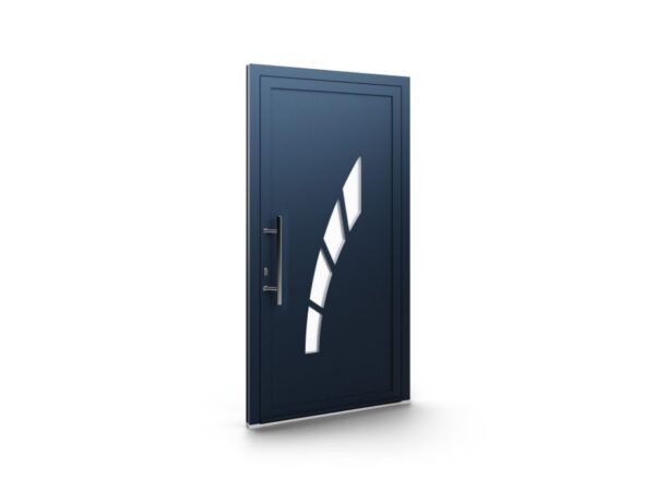 Porte d’entrée aluminium – Panneaux AluLine – 124