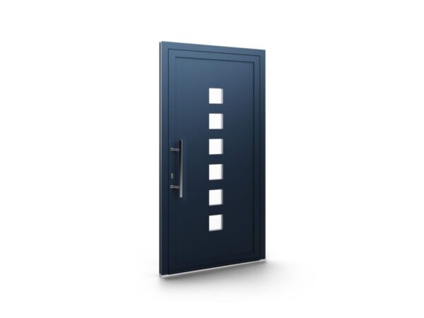 Porte d’entrée aluminium – Panneaux AluLine – 129