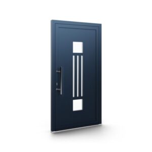 Porte d’entrée aluminium – Panneaux AluLine – 132