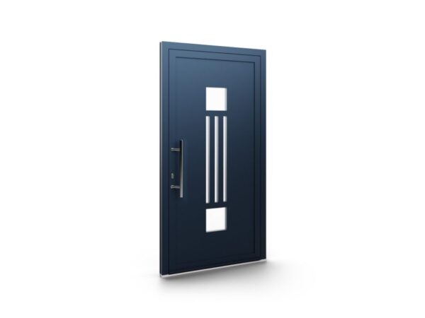 Porte d’entrée aluminium – Panneaux AluLine – 132