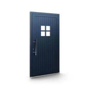 Porte d’entrée aluminium – Panneaux AluLine – 134