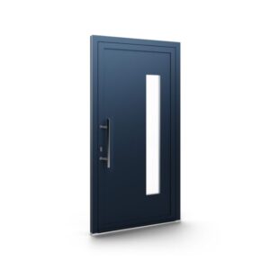 Porte d’entrée aluminium – Panneaux AluLine – 135
