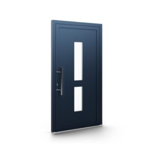 Porte d’entrée aluminium – Panneaux AluLine – 136