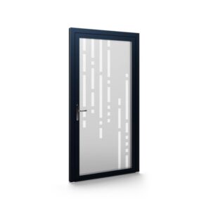 Porte d’entrée aluminium – Panneaux vitrés EkoVitre - 02