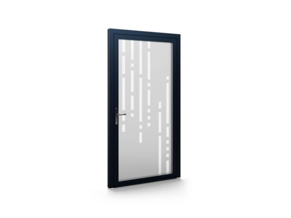 Porte d’entrée aluminium – Panneaux vitrés EkoVitre - 02