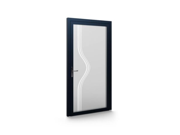 Porte d’entrée aluminium – Panneaux vitrés EkoVitre - 014