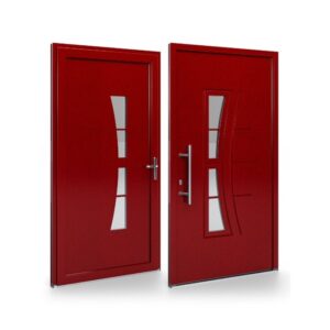 Porte d’entrée PVC – Panneaux affleurants - Amélie