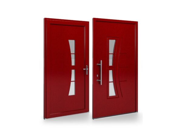 Porte d’entrée PVC – Panneaux affleurants - Amélie