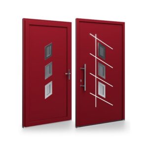Porte d’entrée PVC – Panneaux affleurants - Angélika