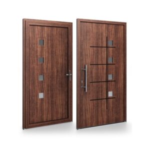 Porte d’entrée PVC – Panneaux affleurants - Barbara