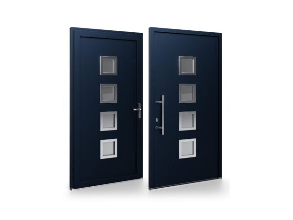 Porte d’entrée PVC – Panneaux affleurants - Denisa