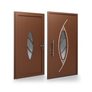 Porte d’entrée PVC – Panneaux affleurants - Doris