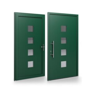 Porte d’entrée PVC – Panneaux affleurants - Ida