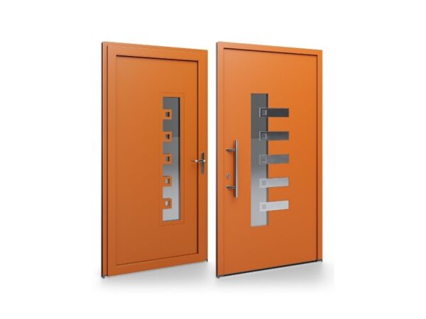 Porte d’entrée PVC – Panneaux affleurants - Isabela