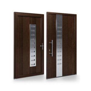 Porte d’entrée PVC – Panneaux affleurants - Kira