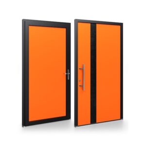 Porte d’entrée PVC – Panneaux affleurants - Lily