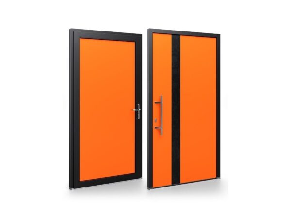 Porte d’entrée PVC – Panneaux affleurants - Lily