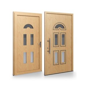 Porte d’entrée PVC – Panneaux affleurants - Milena