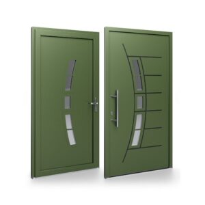 Porte d’entrée PVC – Panneaux affleurants - Miriam