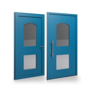 Porte d’entrée PVC – Panneaux affleurants - Mirka
