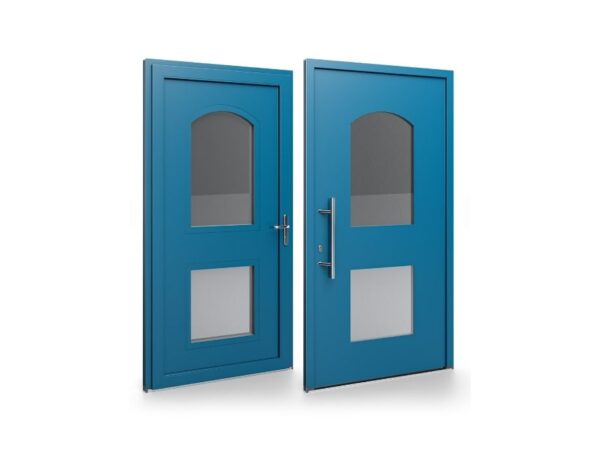 Porte d’entrée PVC – Panneaux affleurants - Mirka