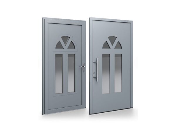 Porte d’entrée PVC – Panneaux affleurants - Odette