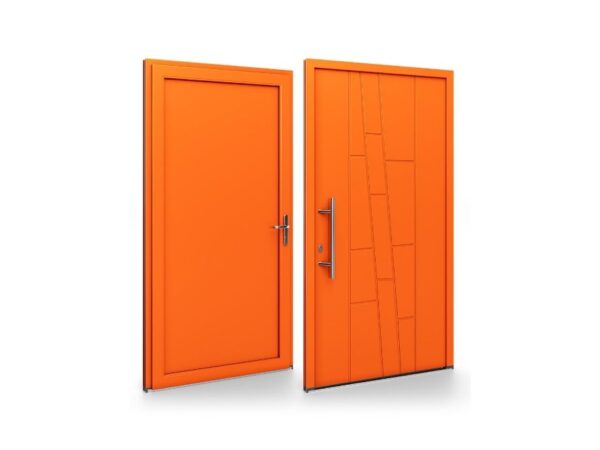 Porte d’entrée PVC – Panneaux affleurants - Paris