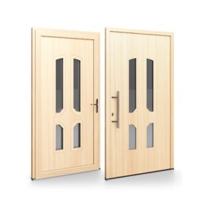 Porte d’entrée PVC – Panneaux affleurants - Radana